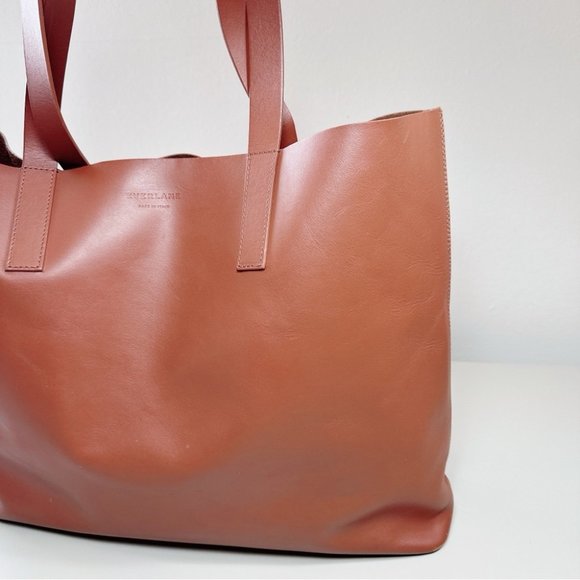 Everlane Day Market Tote Brown Italy Cognac - Picture 4 of 16